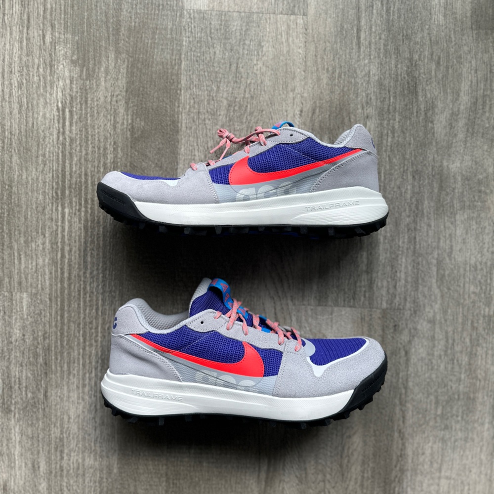 Nike ACG Lowcate Wolf Grey/Crimson